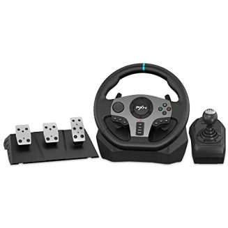 PC Racing Wheel with 3-pedal Pedals