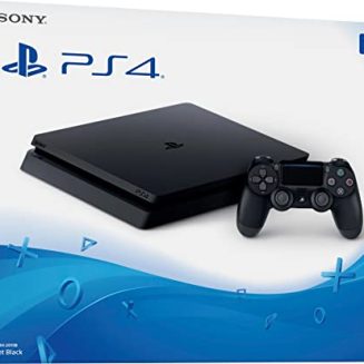 PlayStation 4 Slim Seyted Upgraded 1TB SSD Gaming Console with Wireless Controller, Jet Black
