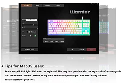Womier K87 Mechanical Gaming Keyboard - Image 6