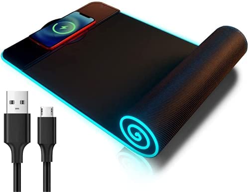 RGB Gaming Wireless Charging Mouse Pad