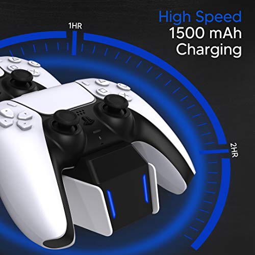 TALK WORKS PS5 Controller Charger Station for PlayStation - Image 2