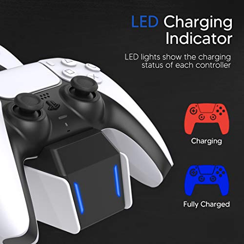 TALK WORKS PS5 Controller Charger Station for PlayStation - Image 5