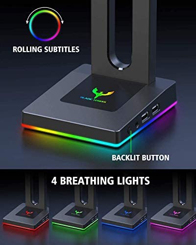 Blade Hawks RGB Headphone Stand - Image 2