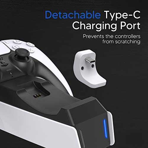 TALK WORKS PS5 Controller Charger Station for PlayStation - Image 3