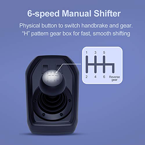 PC Racing Wheel with 3-pedal Pedals - Image 5