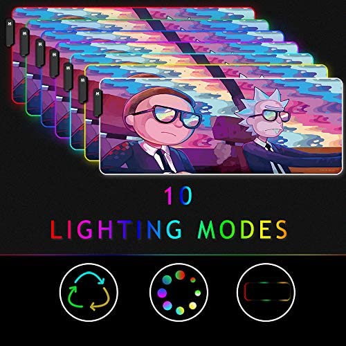 Bimormat RGB Mouse Pad LED Light Gaming Mouse Pad - Image 6