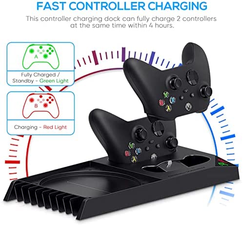 Charging Stand with Cooling Fan for Xbox Series X Console and Controller - Image 3