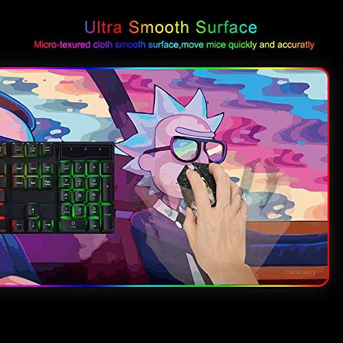 Bimormat RGB Mouse Pad LED Light Gaming Mouse Pad - Image 4