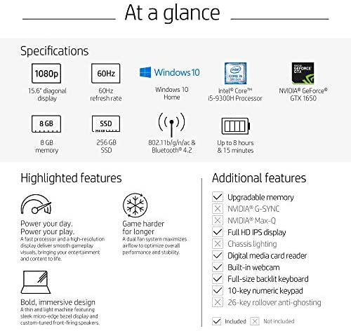 HP Pavilion Gaming 15.6-Inch Micro-EDGE Laptop - Image 6