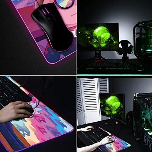 Bimormat RGB Mouse Pad LED Light Gaming Mouse Pad - Image 7