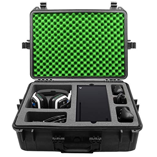CASEMATIX Hard Shell Travel Case Compatible with Xbox Series X Console
