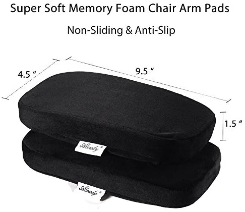 Aloudy Ergonomic Memory Foam Office Chair Armrest Pads - Image 2