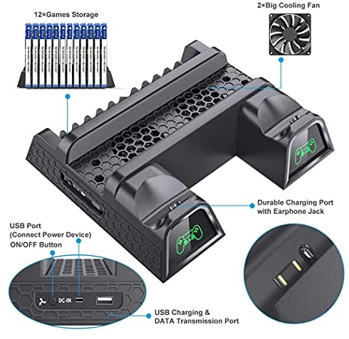 PS4 Stand Cooling Fan Station for Playstation - Image 2