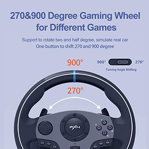 PC Racing Wheel with 3-pedal Pedals - Image 3