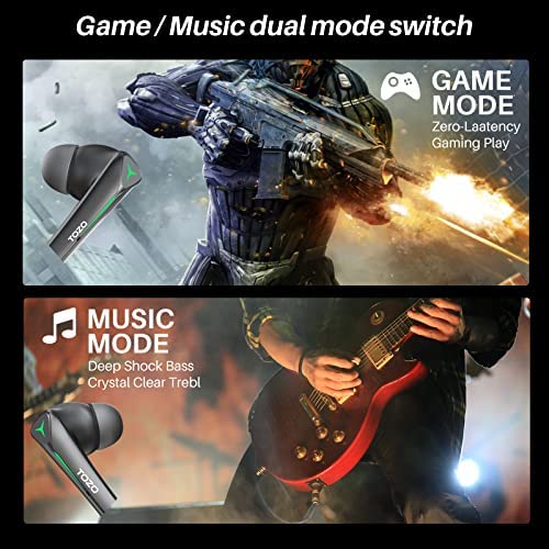 TOZO G1 Wireless Earbuds Bluetooth Gaming Headphones - Image 3