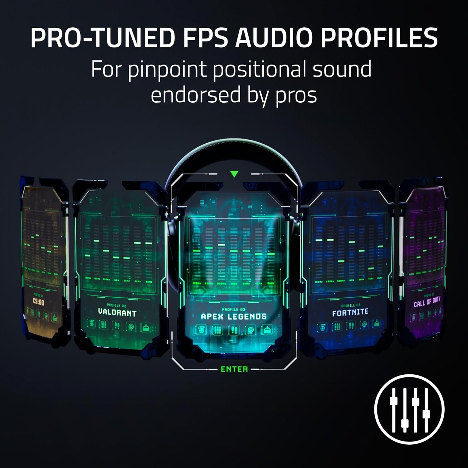 Razer BlackShark V2 Pro Wireless Gaming Headset 2023 Edition: Detachable Mic - Pro-Tuned FPS Profiles - 50mm Drivers - Noise-Isolating Earcups w/Ultra-Soft Memory Foam - 70 Hr Battery Life - Black - Image 7