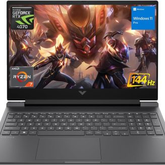 HP Victus 16.1 Ryzen 7 RTX 4070 Premium Gaming Laptop, 16.1" FHD 144Hz, AMD Ryzen 7 8845HS (Beats i7-1355U), NVIDIA GeForce RTX 4070, 64GB DDR5 RAM, 2TB SSD, HDMI, Wi-Fi 6, Windows 11 Pro