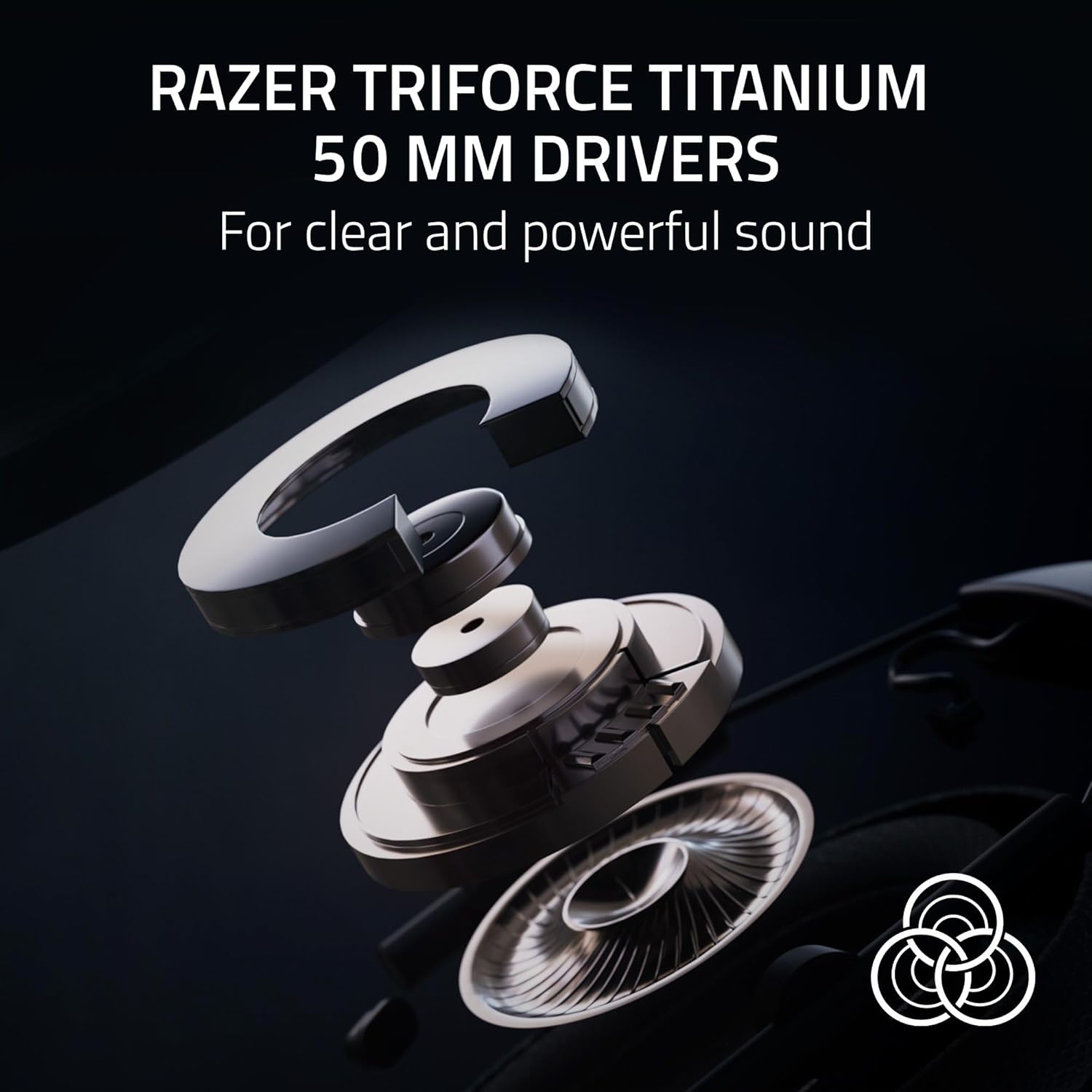 Razer BlackShark V2 Pro Wireless Gaming Headset 2023 Edition: Detachable Mic - Pro-Tuned FPS Profiles - 50mm Drivers - Noise-Isolating Earcups w/Ultra-Soft Memory Foam - 70 Hr Battery Life - Black - Image 5