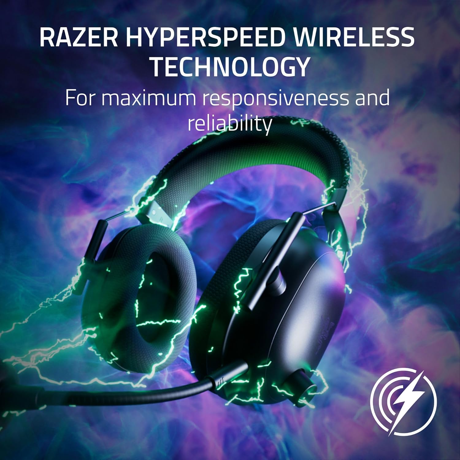 Razer BlackShark V2 Pro Wireless Gaming Headset 2023 Edition: Detachable Mic - Pro-Tuned FPS Profiles - 50mm Drivers - Noise-Isolating Earcups w/Ultra-Soft Memory Foam - 70 Hr Battery Life - Black - Image 6