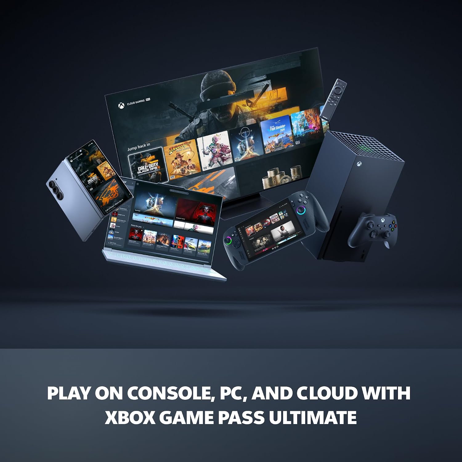Xbox Series X - All Digital Gaming Console - 1TB SSD - Includes Wireless Controller - 4K Gaming - 120FPS - Robot White - Image 5